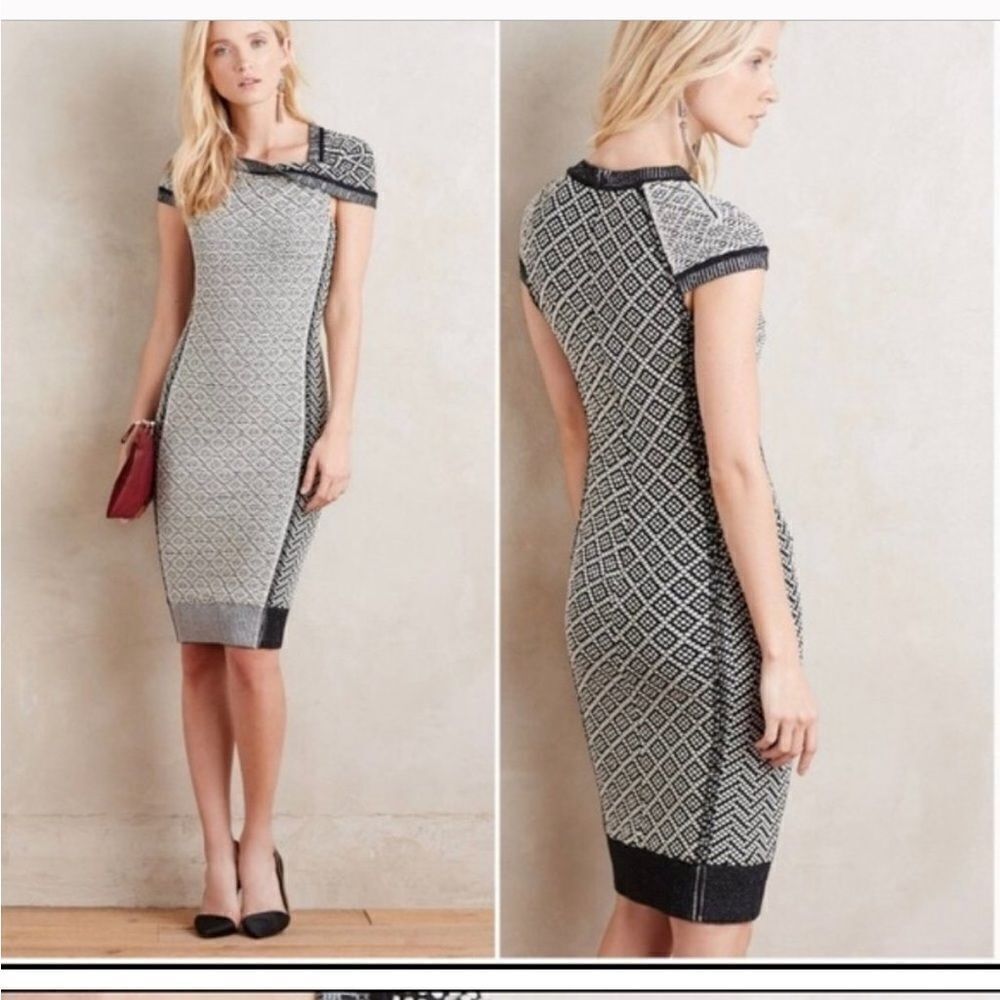 Anthropologie Josette by Bryon Lars Beauty Mark. It's black and white. Size 8 - Picture 8 of 15
